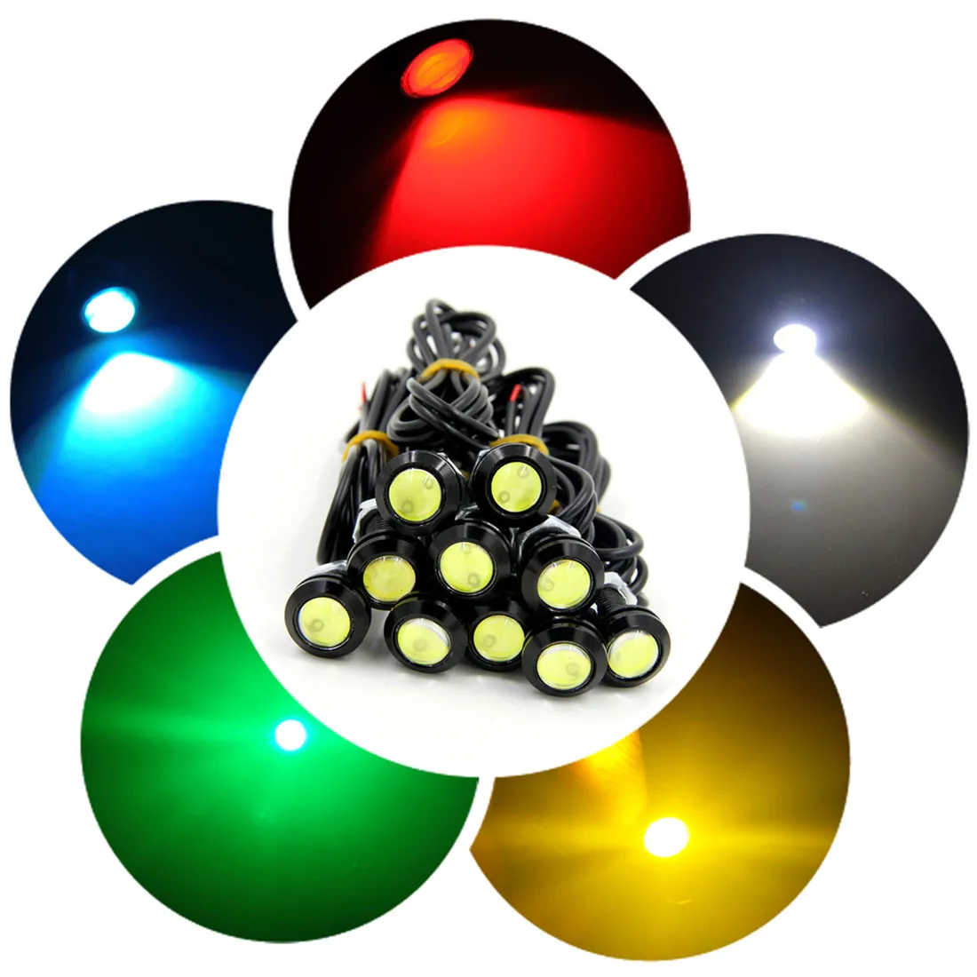 

23 мм 9 Вт 12 в 24 в 18 мм для автомобиля