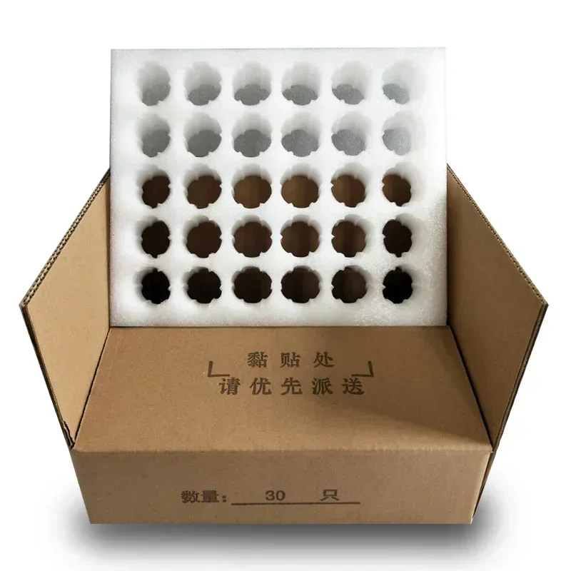 Поднос для яиц из жемчужного хлопка коробка экспресс-пакета защитный лоток