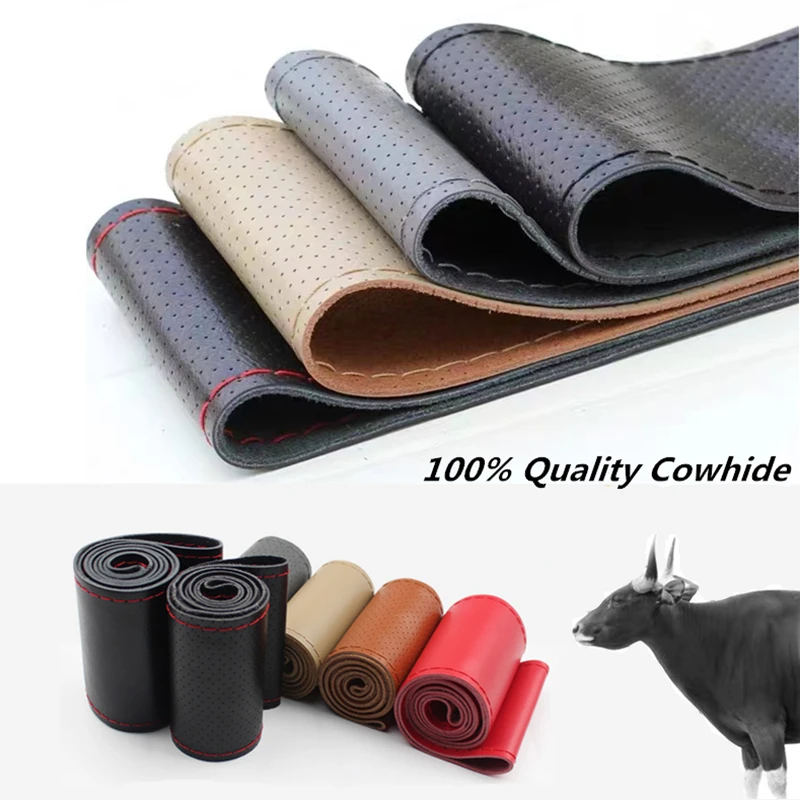 

Car Leather Steering Wheel cover for Mercedes-Benz C E S Class AMG W213 W203 W204 W205 W211 W212 C117 W176 CLA X253 S205 W251