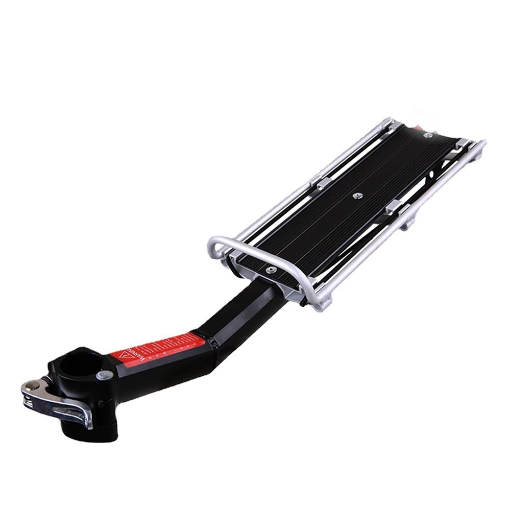 

Aluminum Alloy Bike Seat Rack Luggage Carrier Post Mountain Bike Bicycle Rear Post Rack with Light