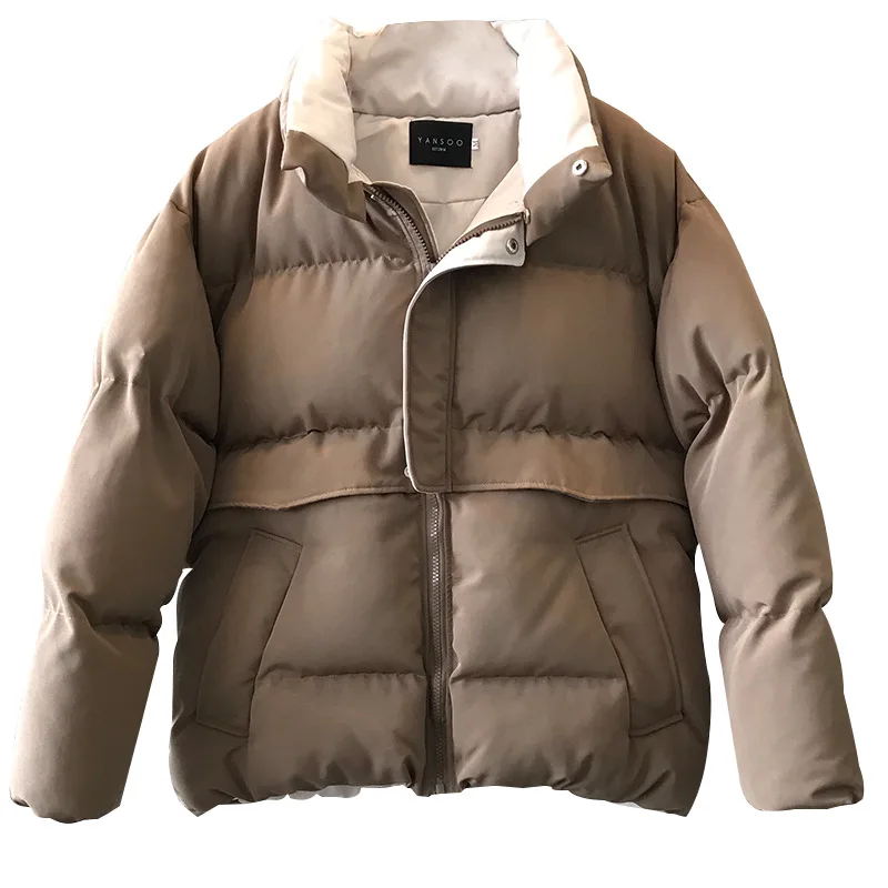 2023 Winter New Casual Cotton Coat Women's Korean Version Loose Bread Coat Thickened Padded Jacket To Keep Warm