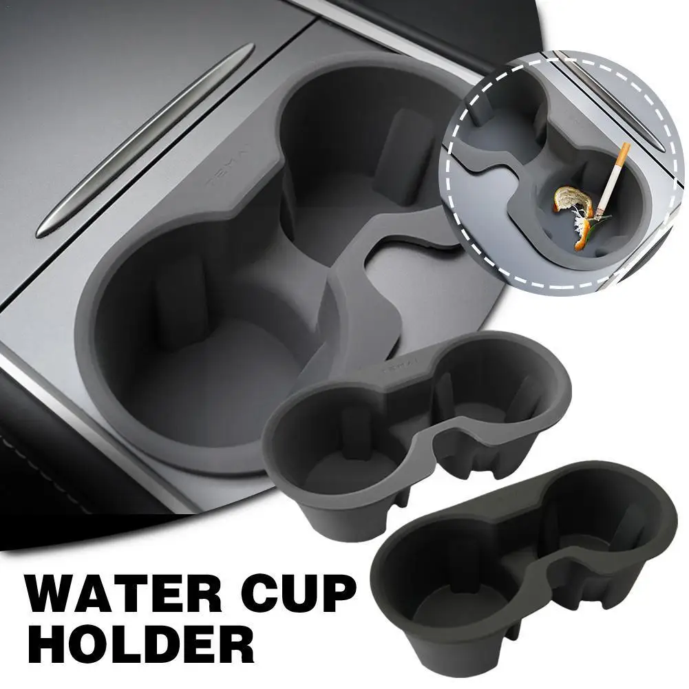 

Держатель стакана центральной консоли для модели 3/y 2021, держатель с двойным отверстием, универсальный автомобильный держатель стакана для ...