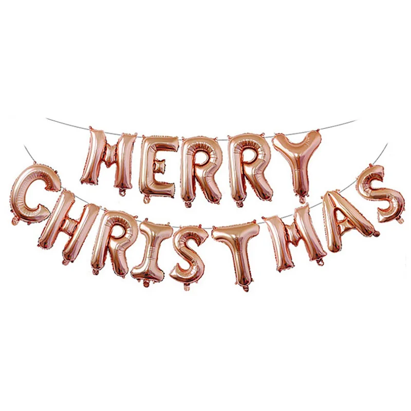 

Coolballoon Christmas Day Letter Foil Balloons Merry Christmas Foil Balloons Festival Party Anniversary Foil Ballons Decoration