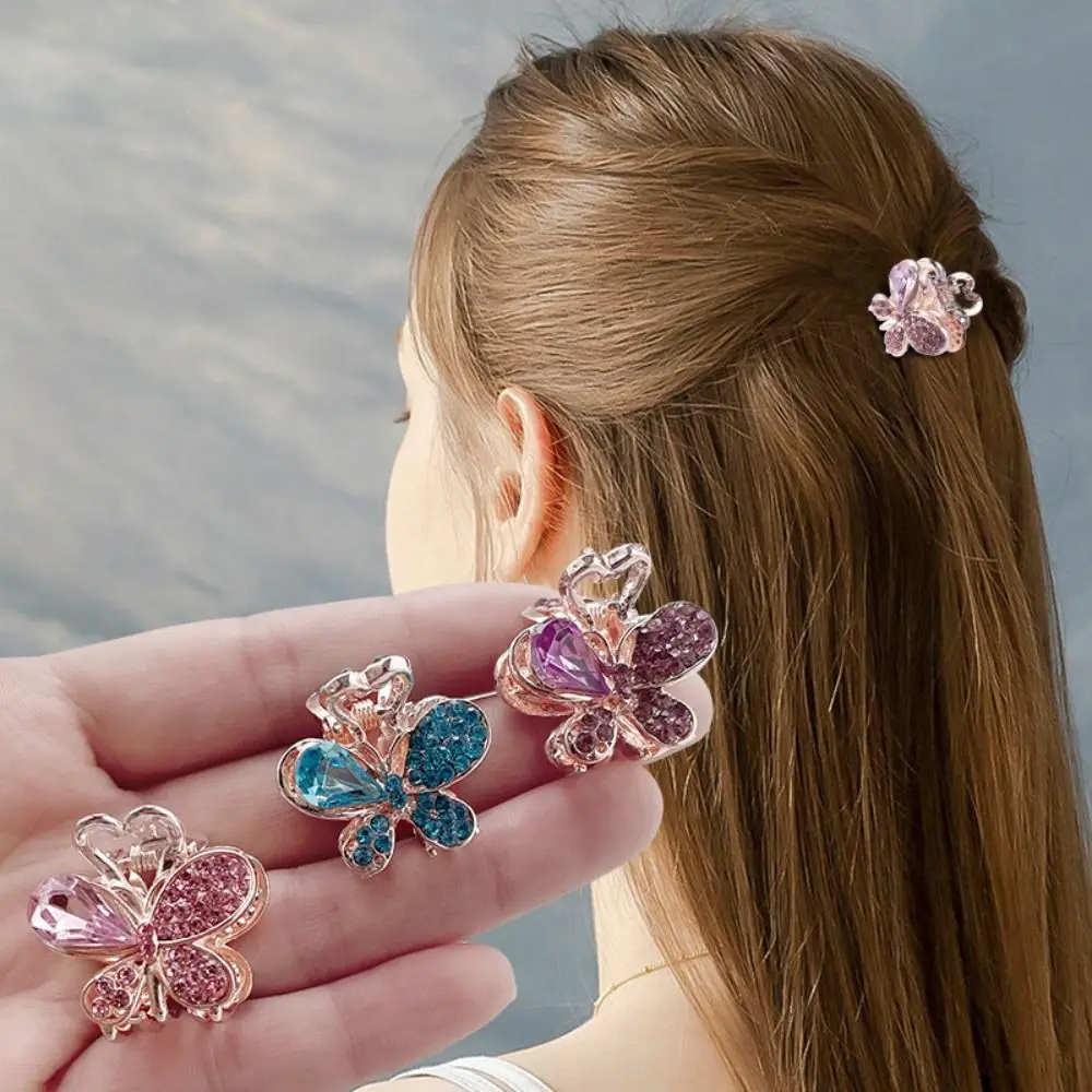 

Женская заколка для волос в виде бабочки, маленькая заколка-пряжка для волос