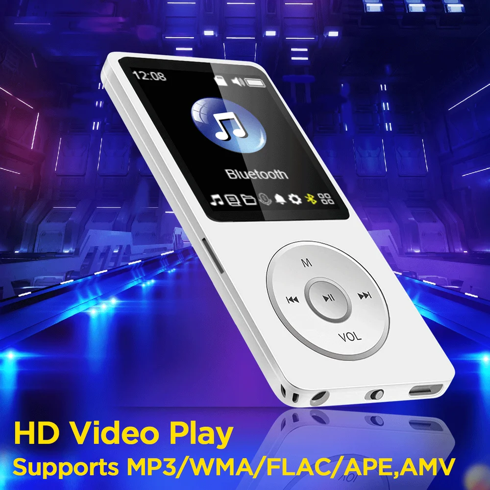 Портативный MP3-плеер, USB-зарядка, цифровой экран дисплея, карманные мультимедиа без потерь, спортивные колонки для бега, ходьбы, HIFI, музыкальные колонки (art.: 3920cf66cba97) - 3920cf66cba97
