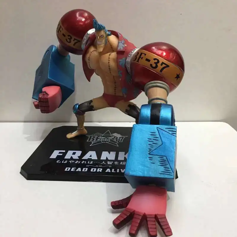 

18CM One Piece Anime Figure Franky BF- 37 Action Figures PVC Model Statue Figurine Doll Collection Toys for Children Gift