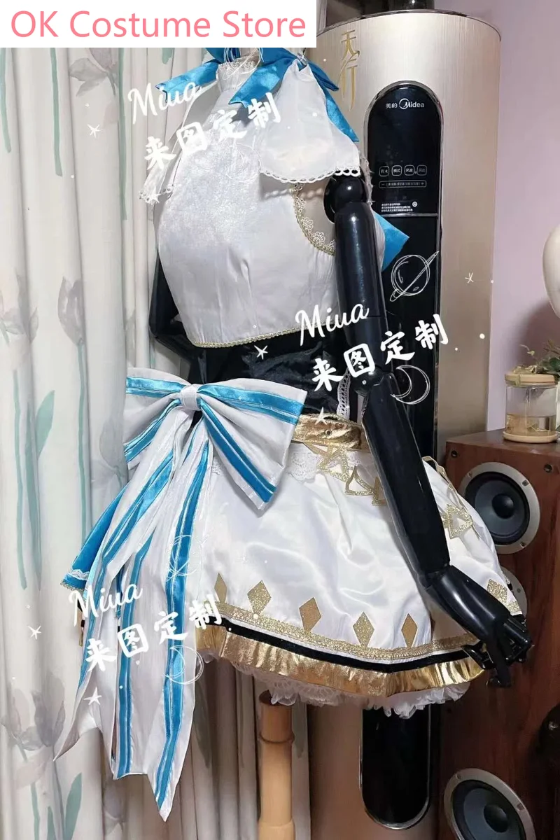 Костюм для косплея Hololive Shirakami Fubuki костюм косплей-костюм униформа игры на Хэллоуин
