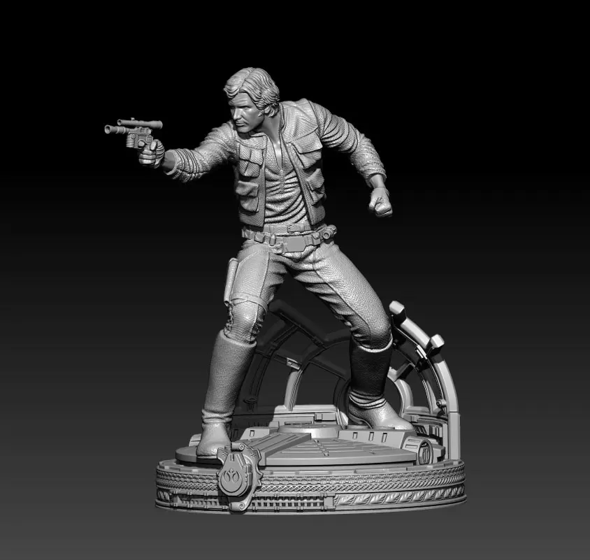 

1/24 75mm 1/18 100mm Resin Model Kits Movie Characters Figure Unpainted No Color RW-519