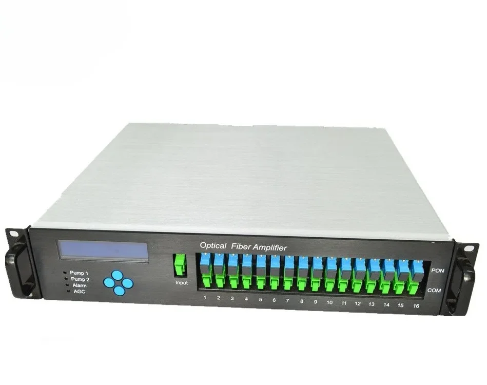 Волоконный усилитель edfa 1550 нм двойная мощность 16 портов 19 дбм с wdm EDFA
