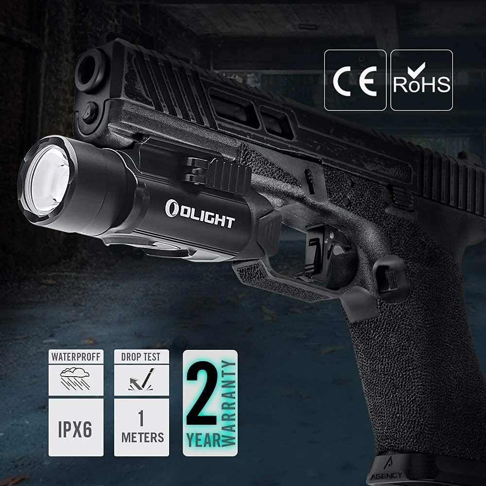 OLIGHT PL-PRO Valkyrie 1500 люмен тактическая направляющая альтернативный пистолет-фонарик