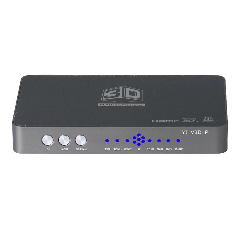 

HDMI Converter/2D to 3D/Video Converter Left and Right Up and Down Format to 3D Suitable Projection Blu-Ray Film EU Plug