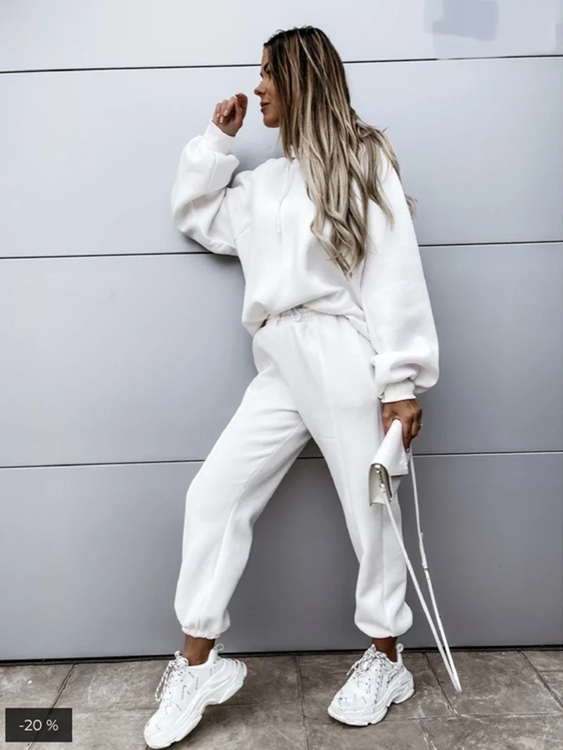 Комплект из 2 предметов женская одежда осенняя Женский комплект толстовки с