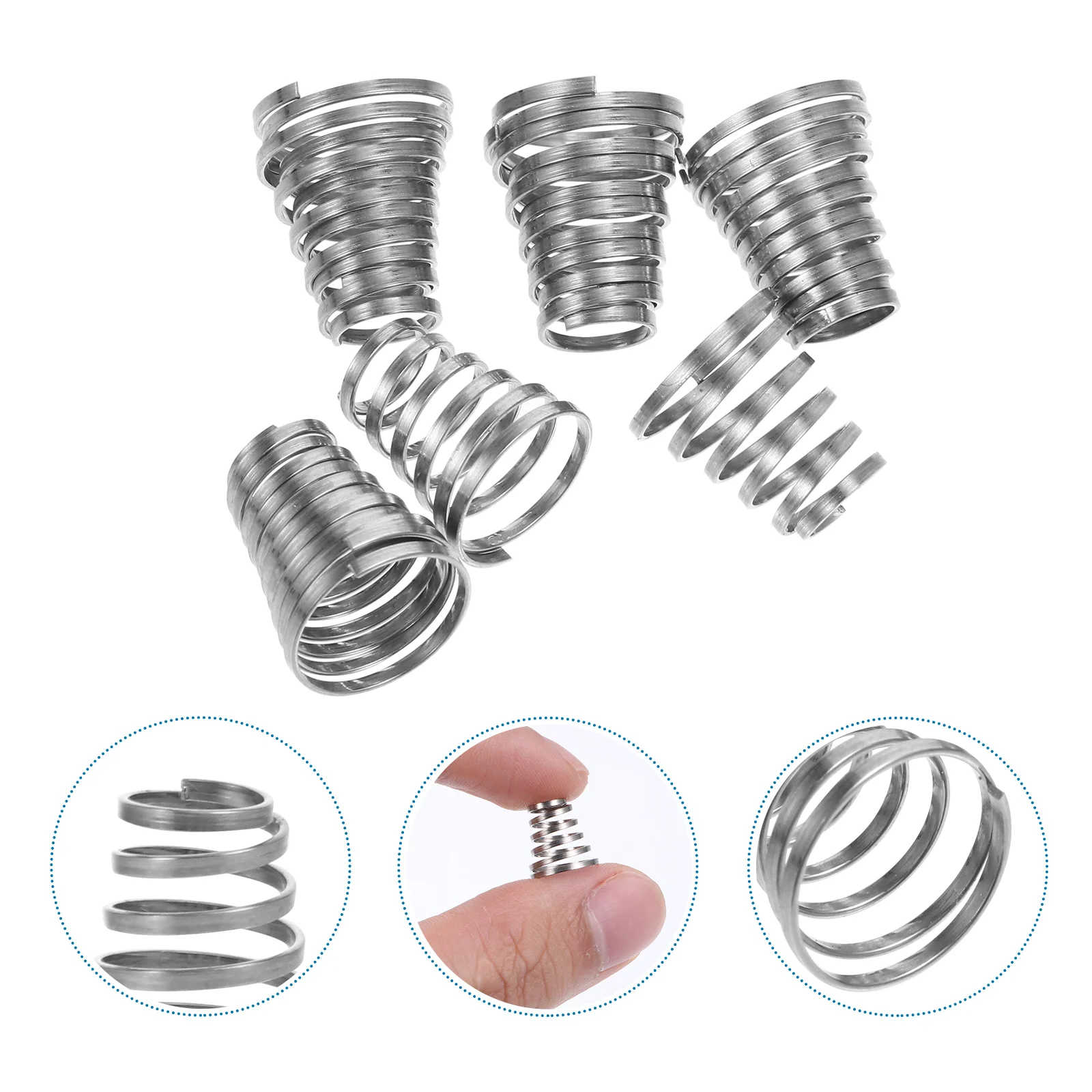 

Bike Wheel Spring Replacement Springs Parts Quick Release Skewer Hubs Accessories Mtb Universal Trainer Machine Hub Stainless