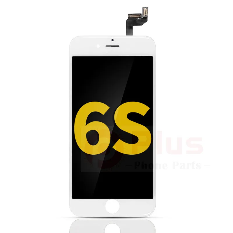 

LCD Display Touch Screen Assembly With Steel Plate Replacement For iPhone 6S (Refurbished) (White)