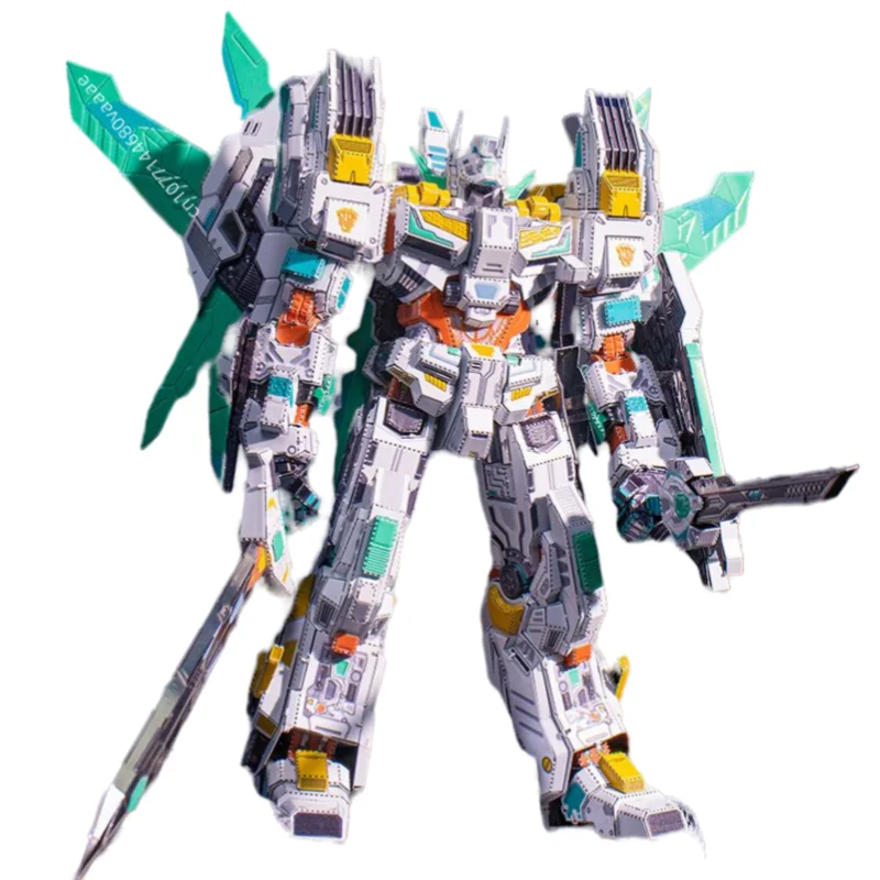 Мерцающая звезда трансформирующий робот Детская Сборная модель 3D Трехмерная