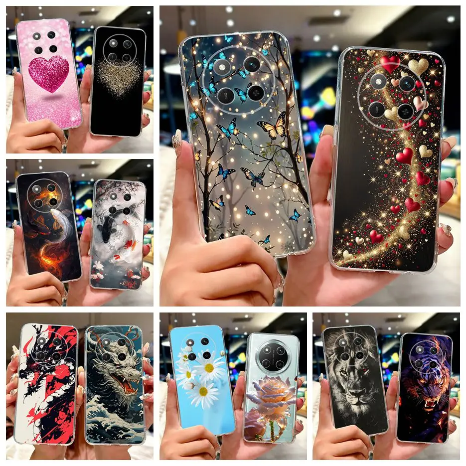 Фото Чехол для Honor Magic7 Lite Magic 7 Pro 5G, новый модный окрашенный чехол, мягкий тонкий чехол для телефона Honor Magic7 Pro Magic 7 Lite Shell №1