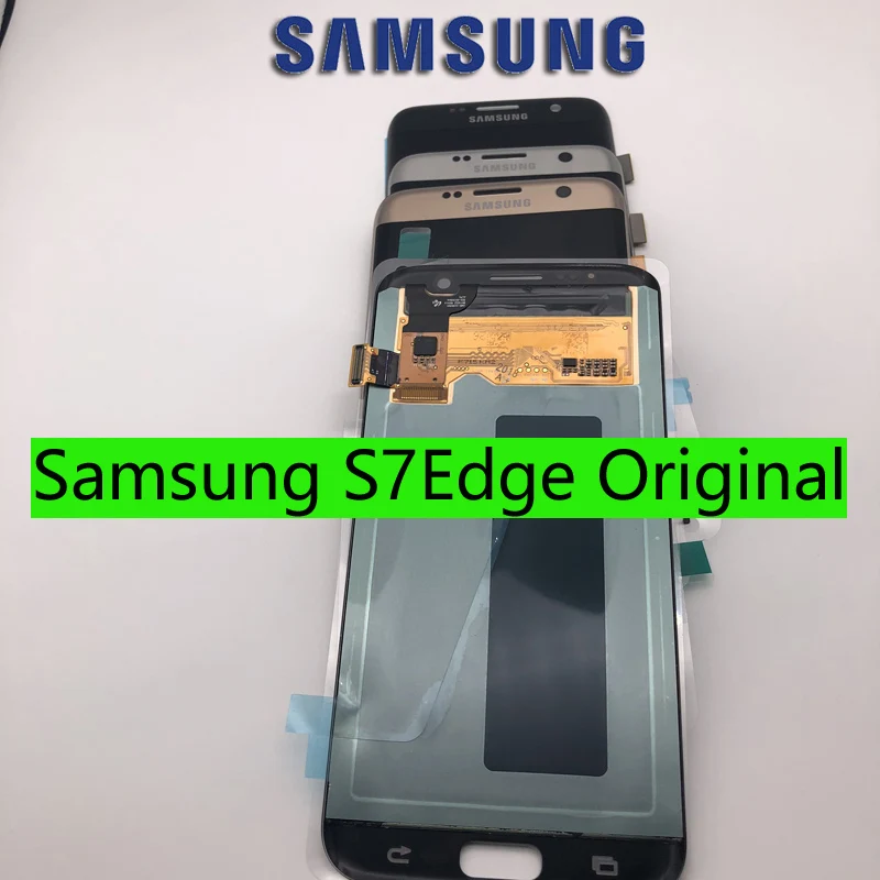 ЖК-дисплей SUPER AMOLED для Samsung Galaxy S7 Edge/G935/G935T/G935V/G935A/G935F/G935FD/G935U сенсорный экран в