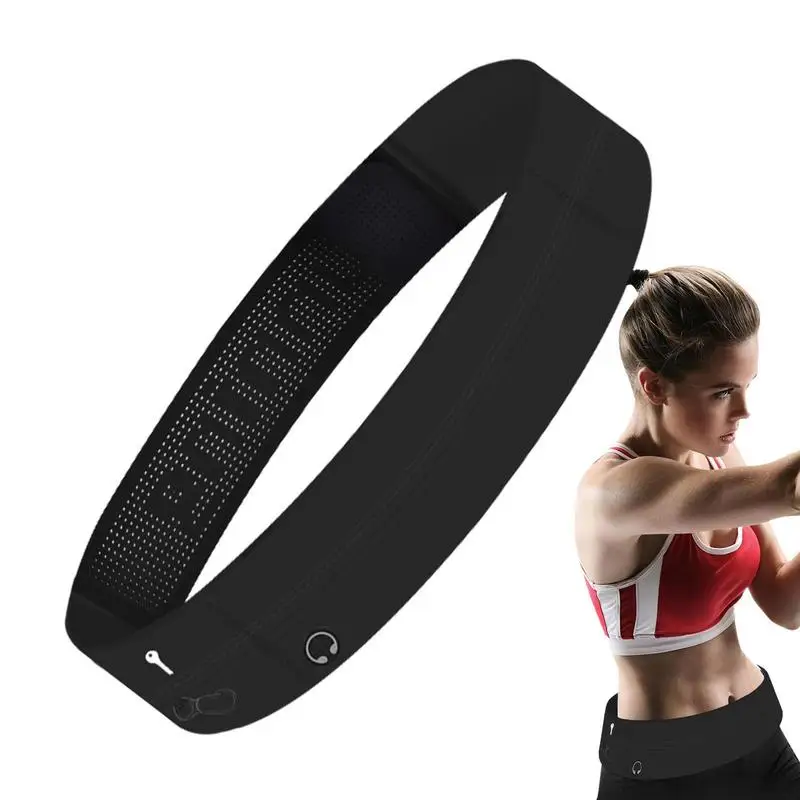 

Running Waist Belt Adjustable Phone Belt Fanny Pack Slim Waist Pack Running Accessories Slim Elastic Waistband Running Belt Fann