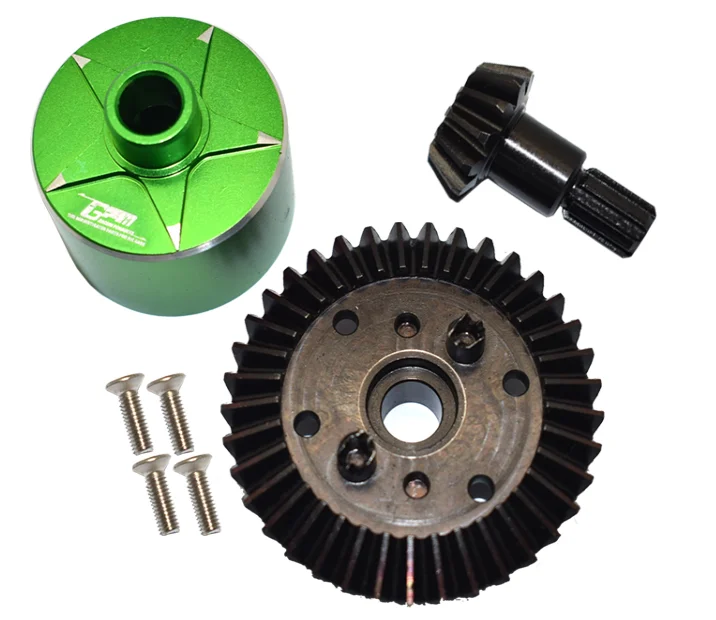 

RC 1:10 Ring Gear 37T&Pinion Gear 13T+Diff Case for ARRMA GRANITE 4X4 MEGA