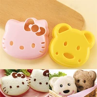 sandwich cutter for kids bearcatrabbit bread mold cake biscuit embossing device crust cookie cutter baking pastry tools