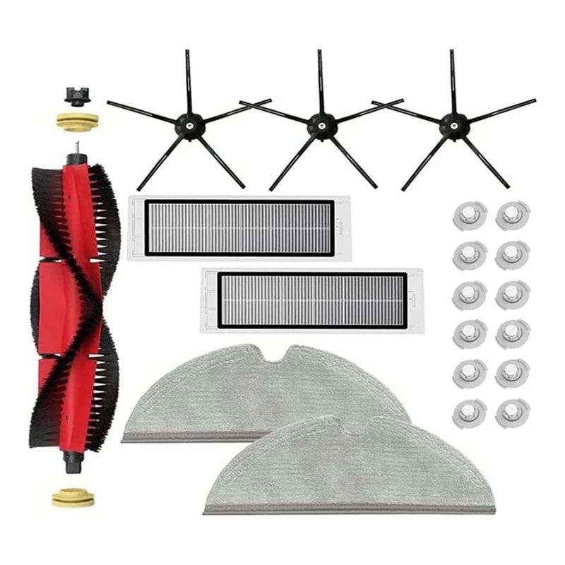 

Roller Brush Side Brush Hepa Filter For Roborock S5 S502-00 S502-02 S5 Max S6 S6 Maxv S6 Pure Vacuum Cleaner Accessories