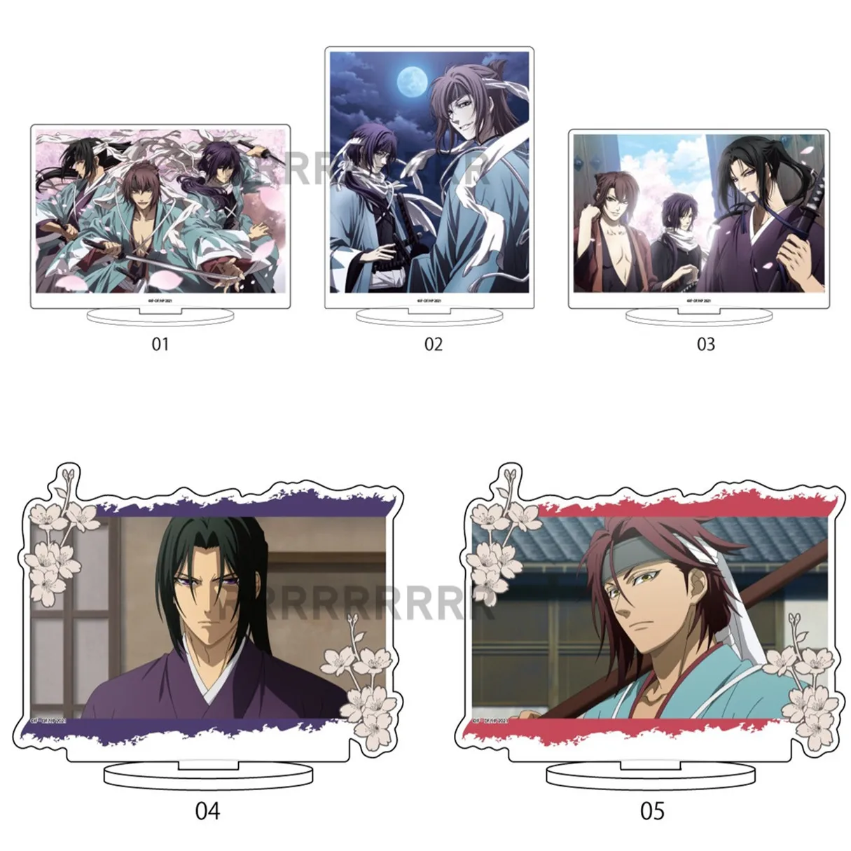 Фигурка Аниме Hakuouki стоящая кукла Hijikata Toshizo Okita Souji Harada Sanosuke акриловая модель на