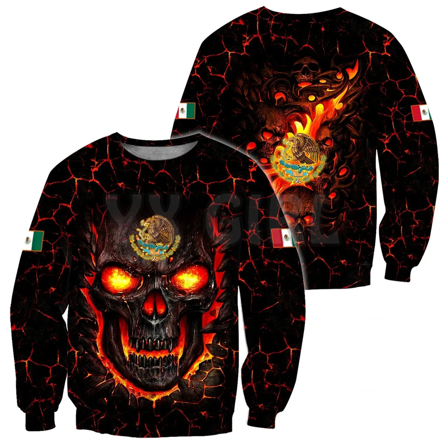 

Mexican Skul 3D All Over Printed Hoodies Streetwear Casual Unique Men's For Women's Hoodie/Sweatshirt/Zipper Hoodies