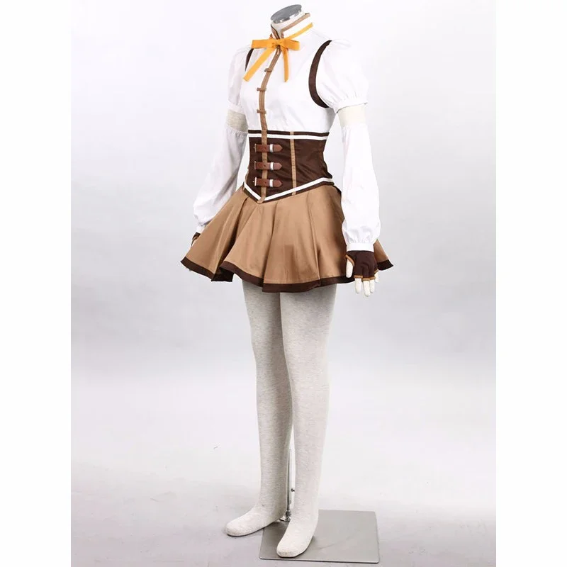 Аниме Puella Magi Madoka Magica Tomoe Mami Хэллоуин Косплей Костюм на заказ для взрослых и детей