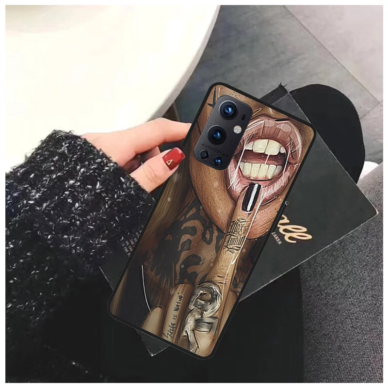 sexy sleeve tattoo girl phone case for oneplus 7 7t pro 8 8pro 8t 9 pro 9r 9rt nord2 oneplus n100 n10 n200 nord ce free global shipping