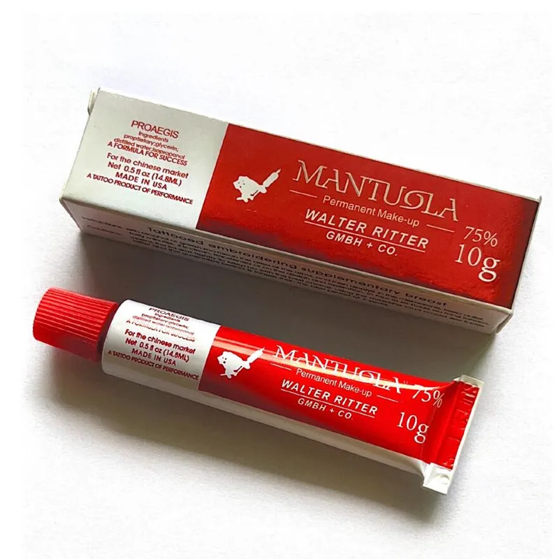 

Новейший розовый крем для татуировки перед перманентным макияжем, бровей, губ 10 г 75% PROAEGIS