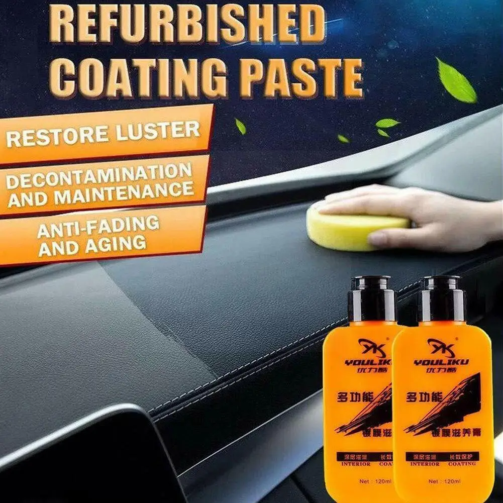 

Car Leather Repair Cream Maintenance Polishing Wax For Leather Dashboard Care Dustproof Auto Leather Furniture Sofa Care L9a0