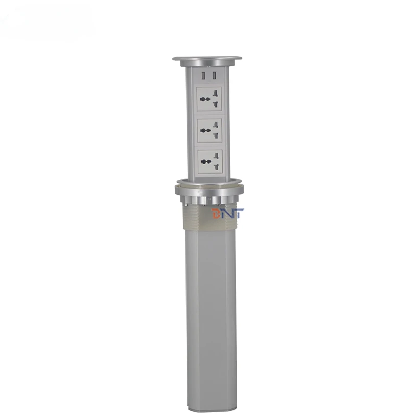

Multifunctional kitchen pop up power socket with wireless phone charger