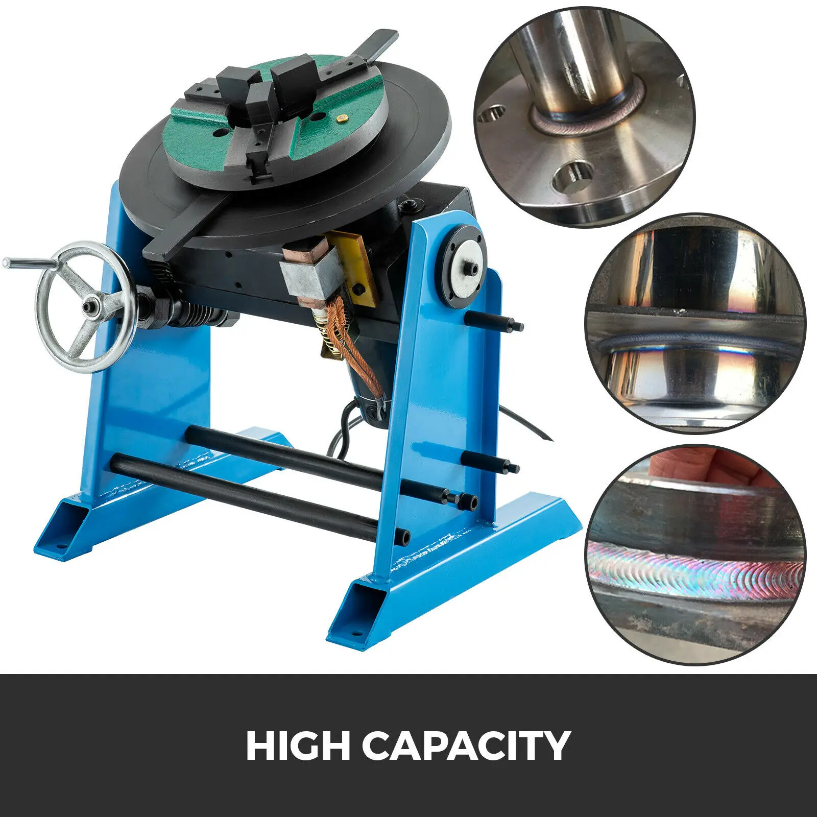 

Вращающийся сварочный поворотный стол, 30 кг, для трубного круга, сварочный позиционер с патроном 200 мм, двигатель 40 Вт, 110/220 В