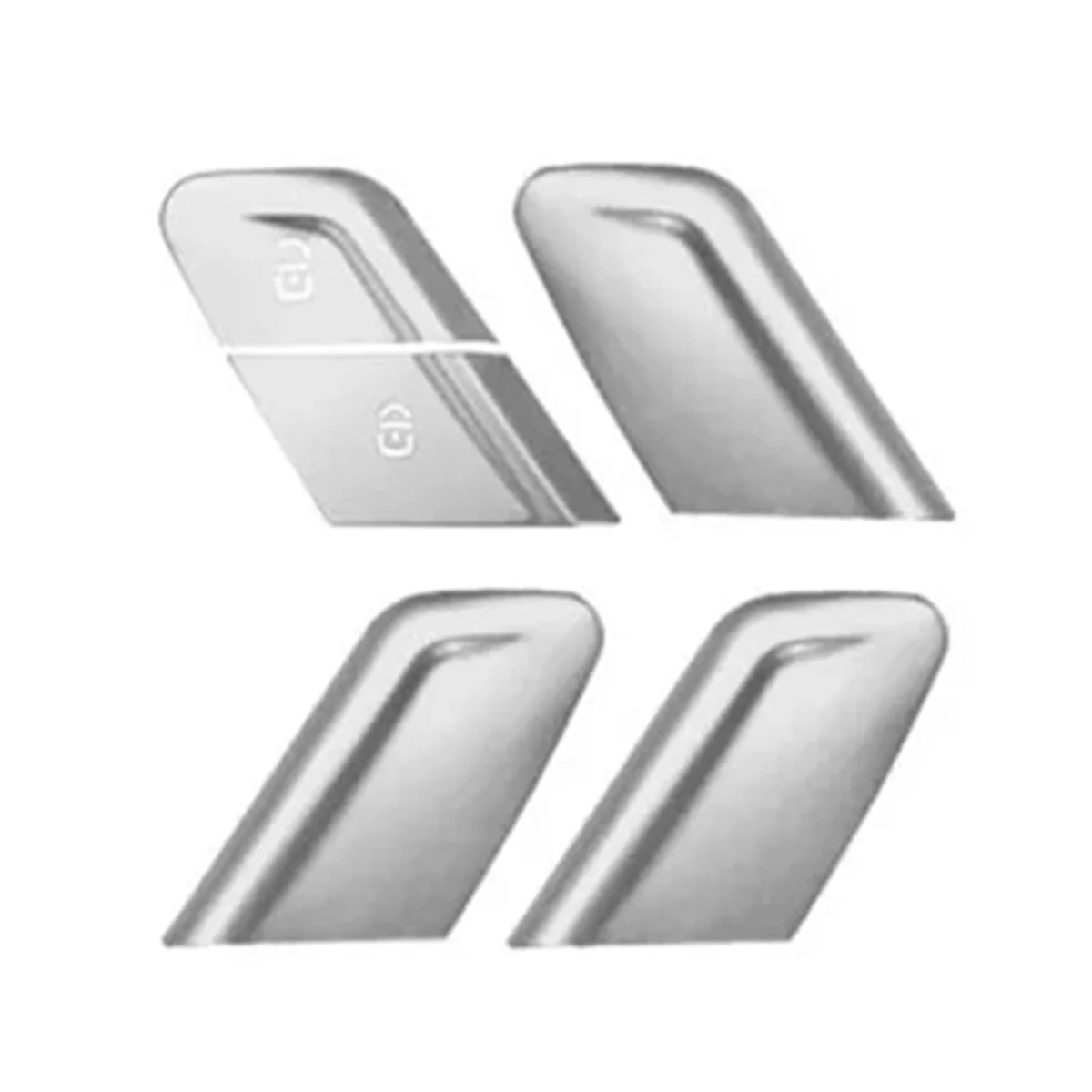 Наклейка на внутреннюю дверь автомобиля для Mercedes-Benz C E GLC-Class W206 C200 C260 C300 W214 X254 22-2024