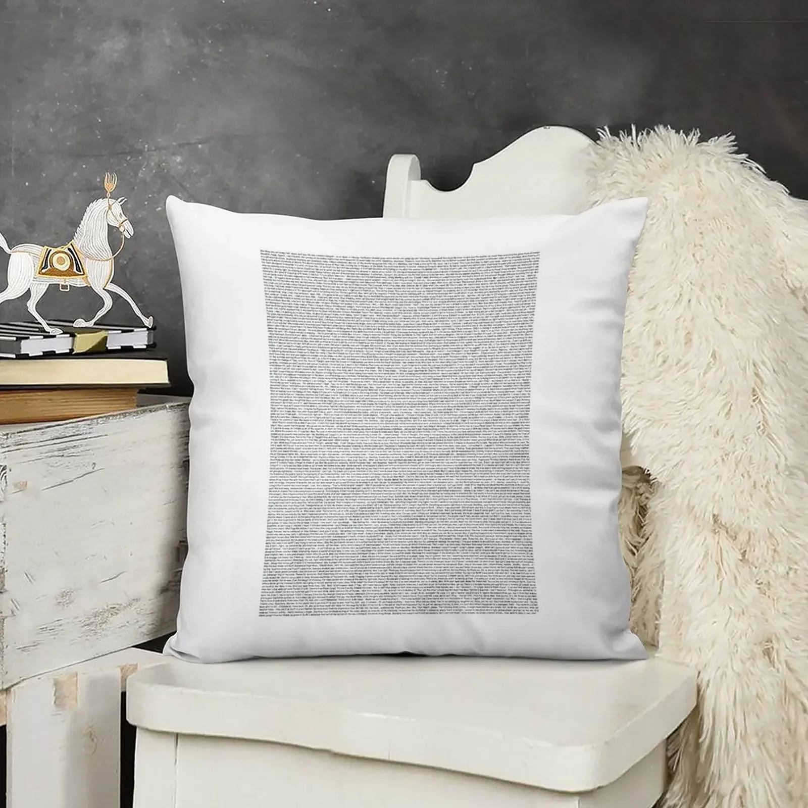 Целый сценарий акулы и лаванды. Декоративная подушка. Наволочка для дивана.