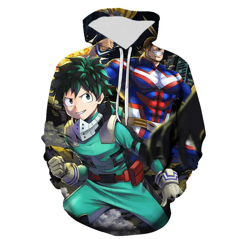 

Толстовки с 3D принтом My Hero, костюм для косплея, модные мужские и детские толстовки, пуловеры, повседневная куртка с длинным рукавом для женщи...