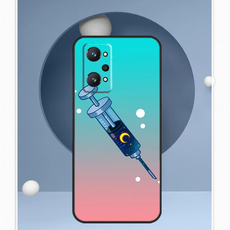 Таблетки для напитков Moon sodawy Realme C55 C33 C30 C21Y 10 Pro Plus GT Neo 5 3 3T чехол OnePlus 11 Nord 2 2T