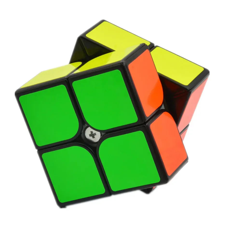 Фото YJ MGC 2x2 Магнитный магический куб Черный или без наклеек YongJun MGC 2x2x2 Скоростной куб для тренировки мозга Игрушки Подарок для детей №3