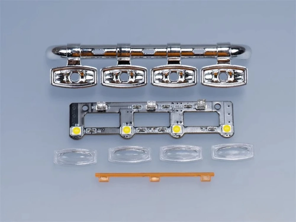 Масштаб 1/14 Бамперные фары/лампы светодиодные подходят для тягача Tamiya R470 R620 770s 56368