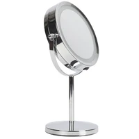 7 inch led makeup mirror with light 3x 5x 10x magnifying vanity mirror desktop 2 face metal mirror led vanity light lamp