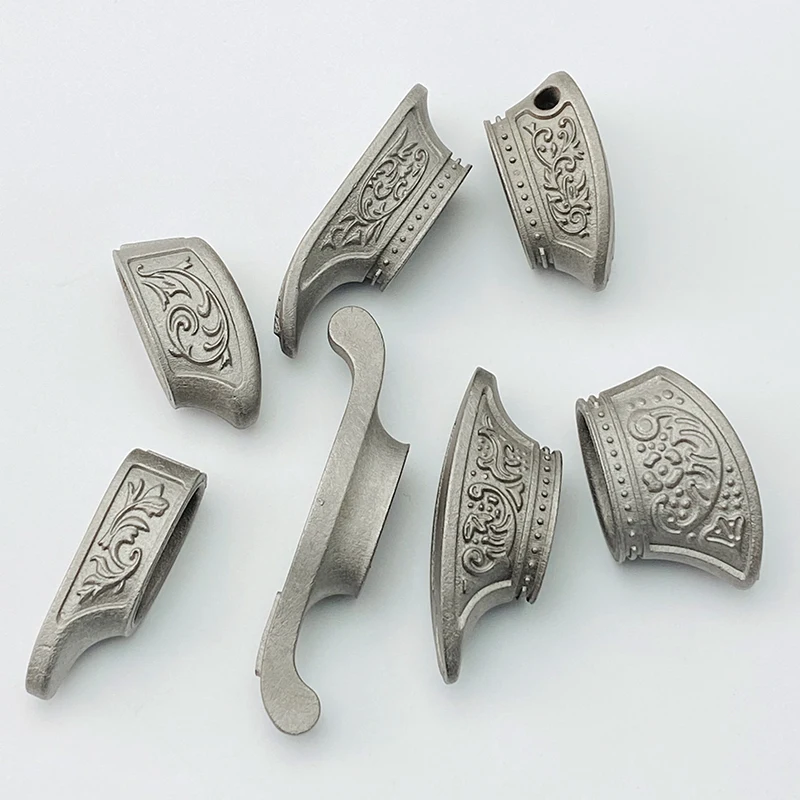 

Knife Making Parts 430 Stainless steel Pommel/Guard Sets Diy Knives Accessories