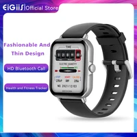 eigiis smart watches men 1 69 inch real time heart rate monitor bluetooth call ladies waterproof smartwatch for android ios