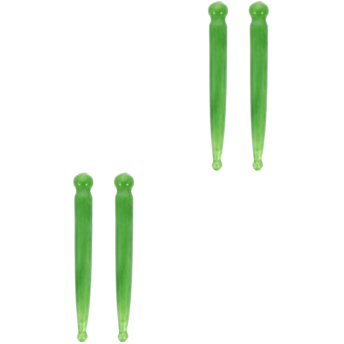 

2 Sets 2Pcs Practical Sticks Comfortable Acupuncture Pens (Green)