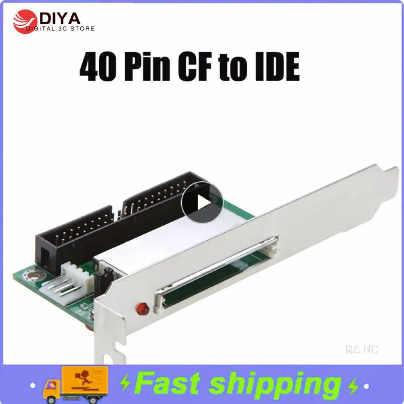 

2/4/6PCS 40 Pin CF To IDE Compact Flash Card Adapter Bootable Computer Accessories IDE Converter Card For Laptop PCI Bracket