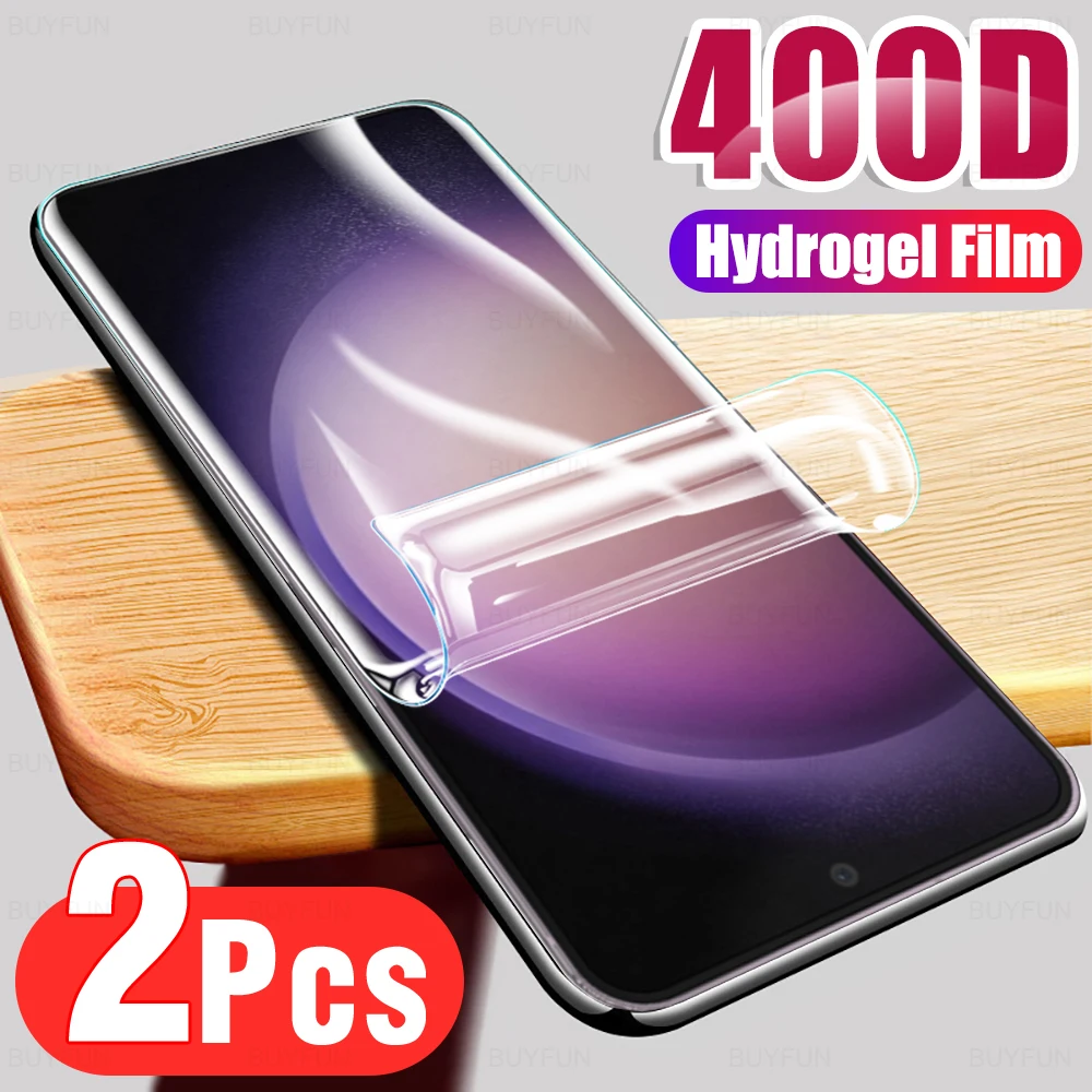 

2 шт., мягкие гидрогелевые пленки для Samsung Galaxy S23 S23Plus S23Ultra S22 S22Plus S22Ultra S21 S21Plus S21Ultra S21FE 4G