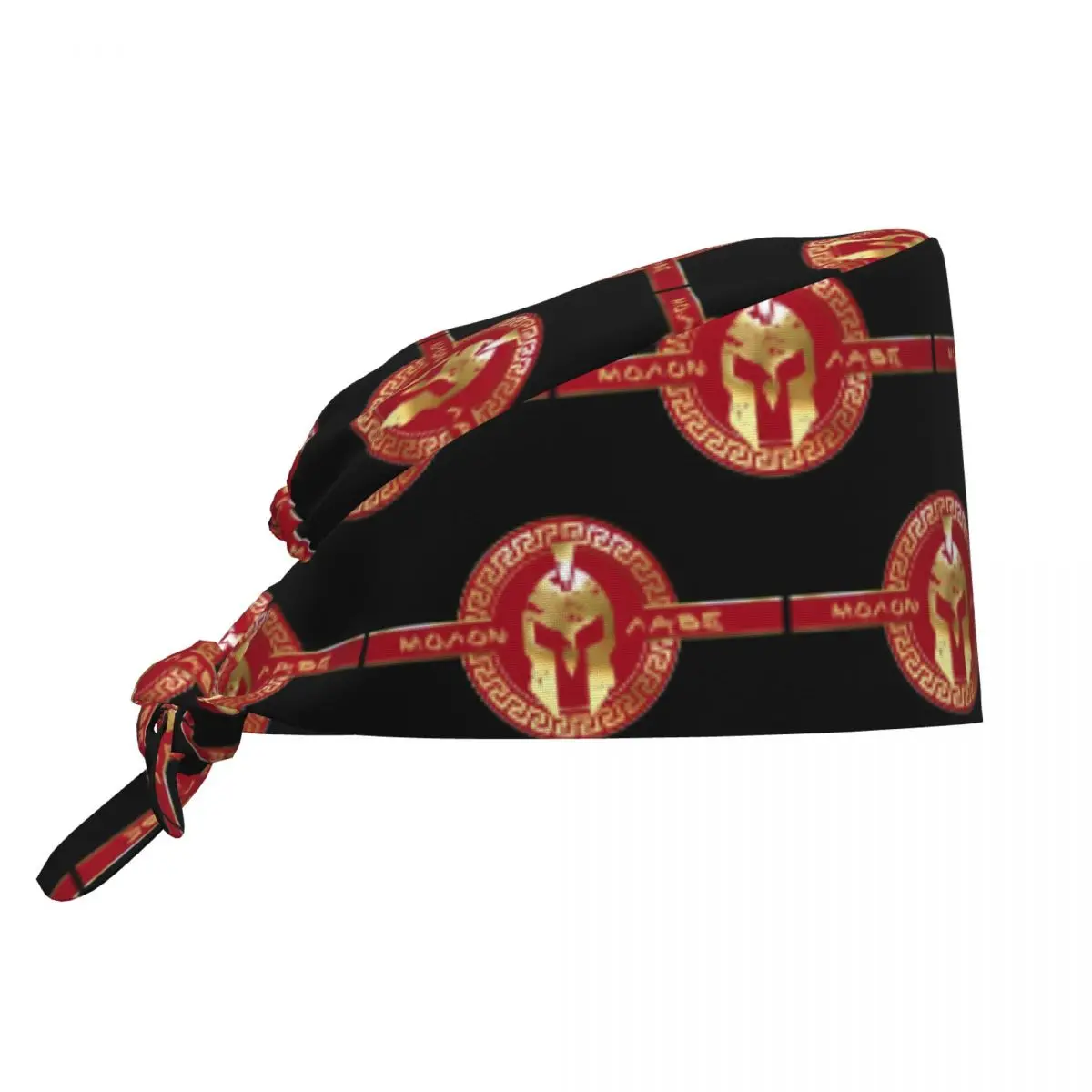 Фото Медицинская шапочка с логотипом Spartan Sparta Warrior Helmet, унисекс, регулируемая, для врачей, хирургов, стоматологов №1