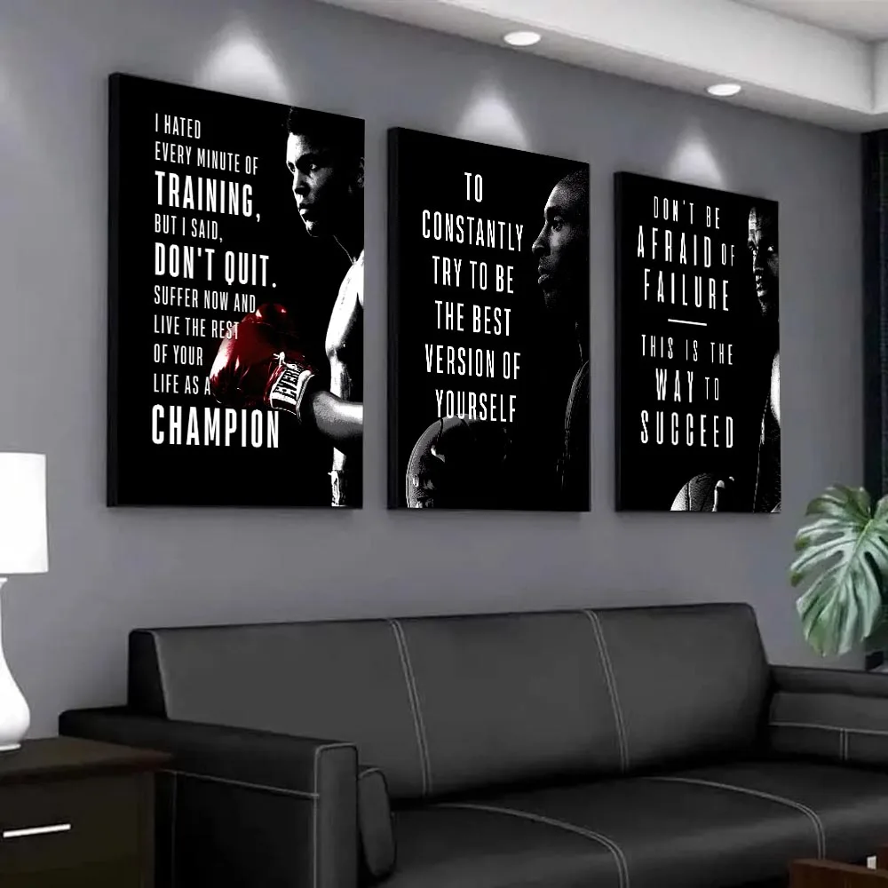 Вдохновляющая картина на холсте знаменитые спортивные звезды мотивационные