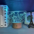 Ночсветильник светодиодный Ouran для старшей школы, декор для детской спальни, ночсветильник, подарок на день рождения, аниме гаджет, комнатная настольная лампа