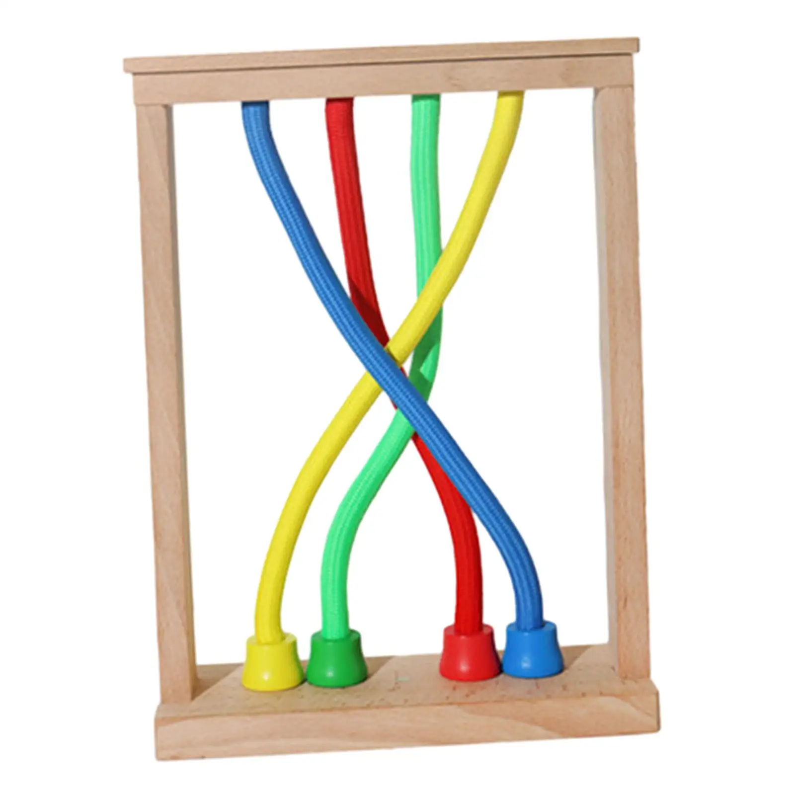 Игра-головоломка интерактивная портативная веревка витая сортировка