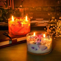 jelly candle american soy wax soothing sleep romantic scented candle eco friendly art candle cup